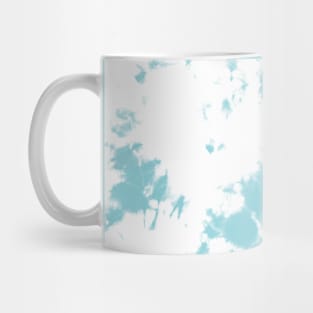 Pool blue and white sky - Tie-Dye Shibori Texture Mug